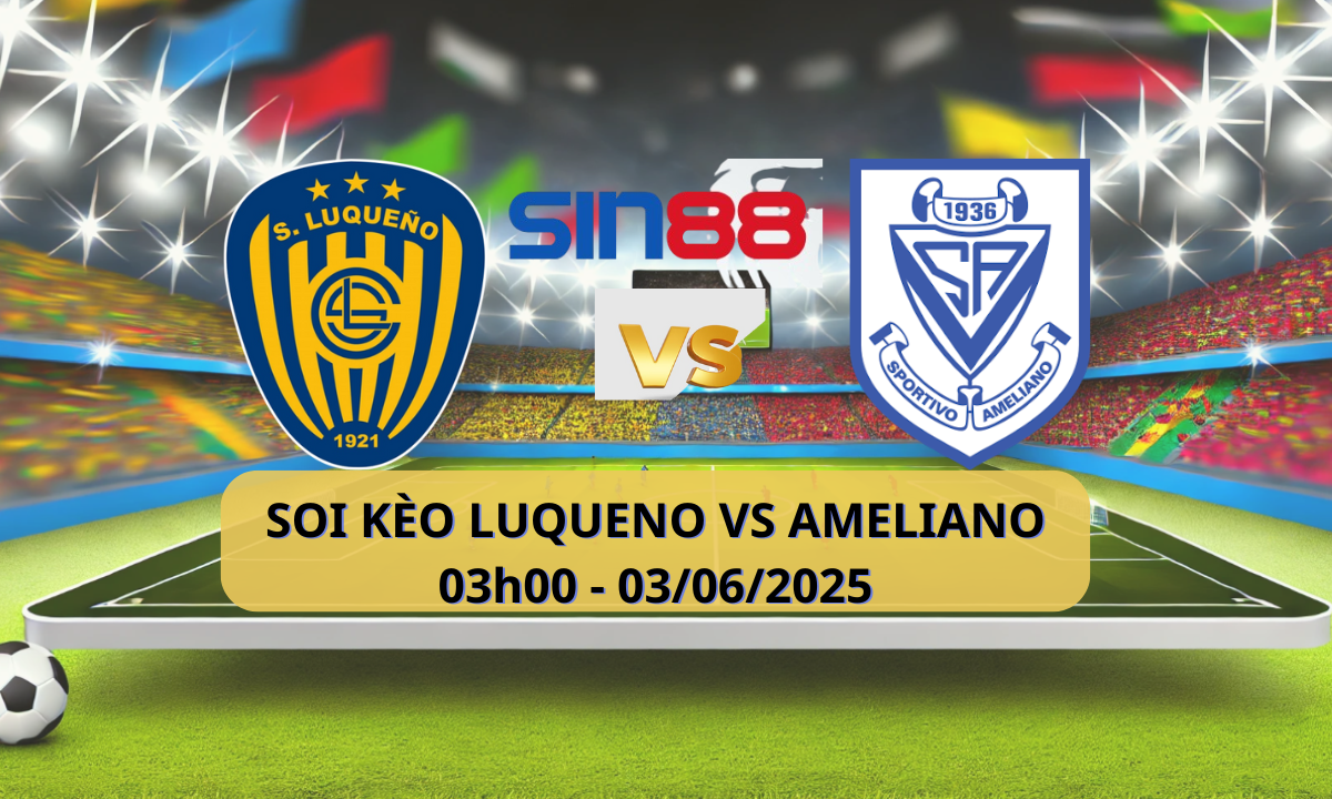 Áp phích trận đấu Esports giữa Luqueño và Ameliano